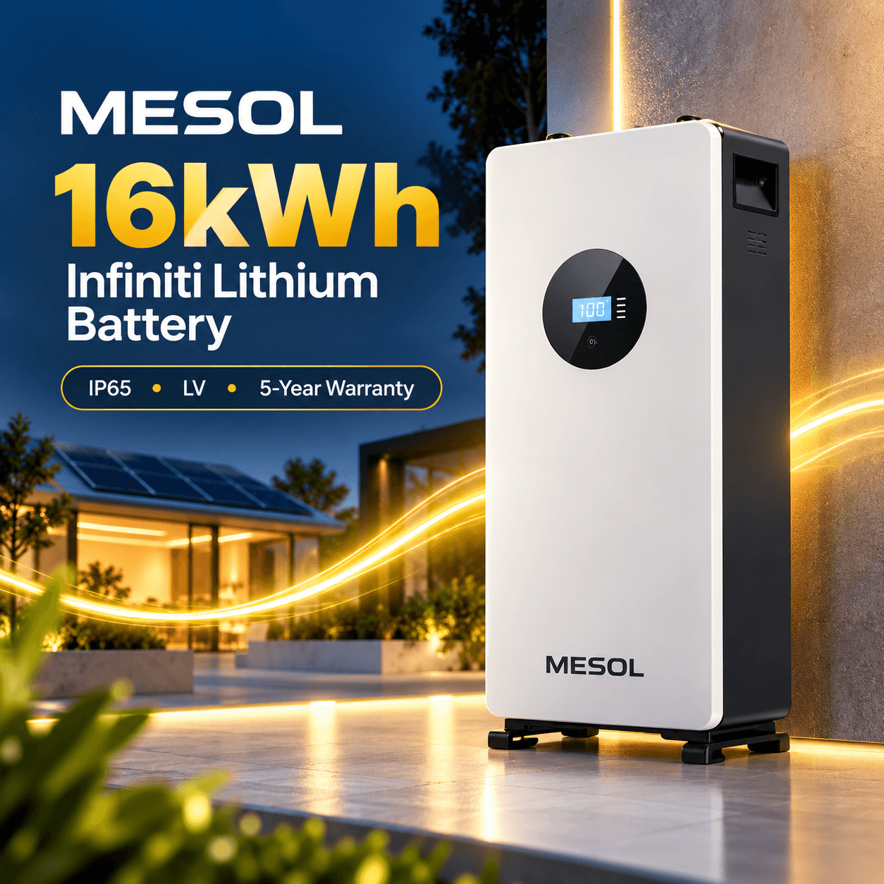 MESOL 16kWh Lithium Infiniti Battery