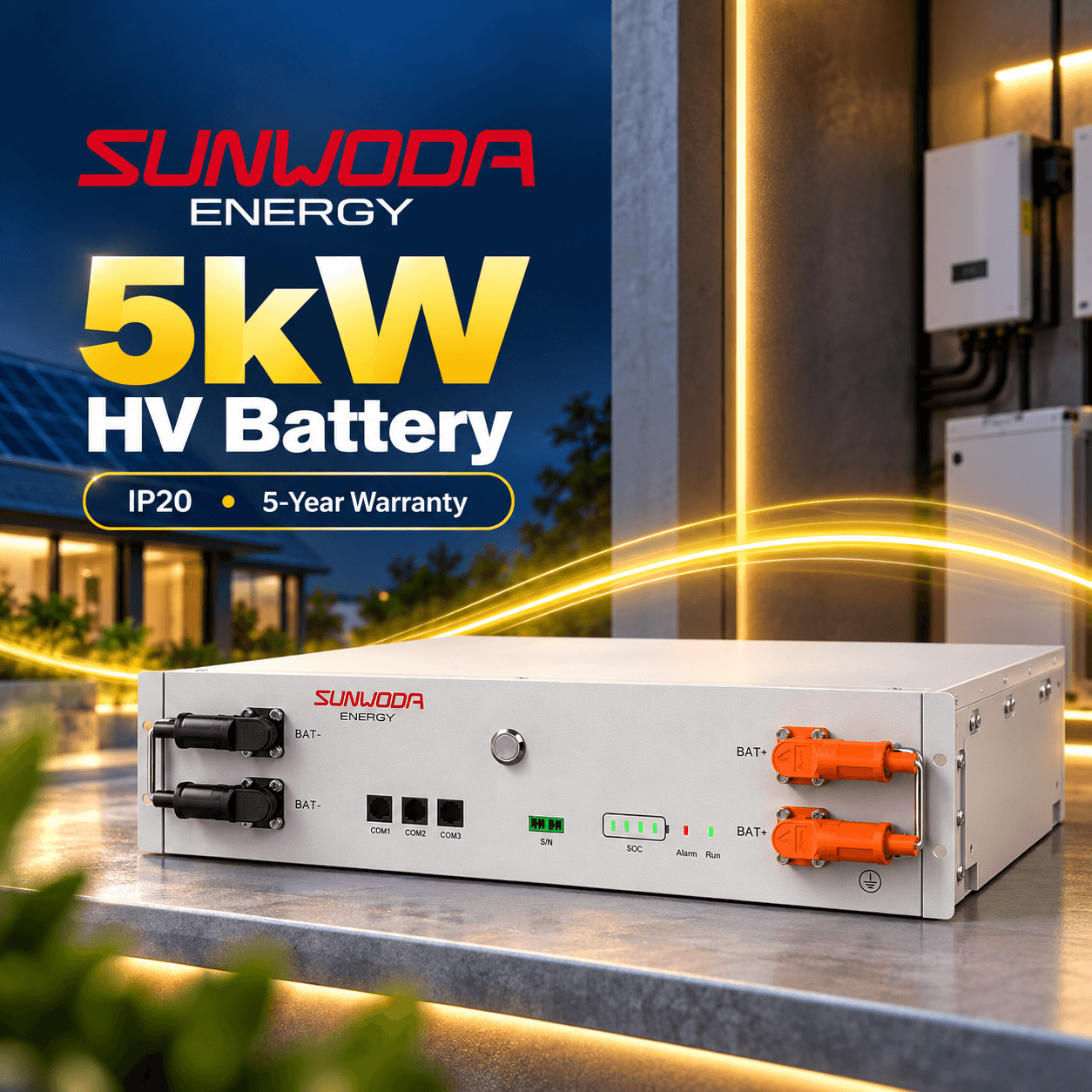 Sunwoda 5kW HV Solar Battery Energy Storage