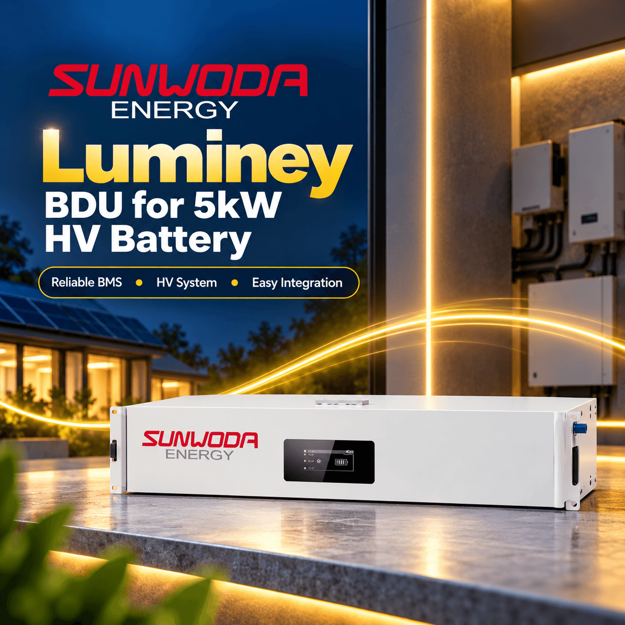Sunwoda Luminey BDU for 5kW HV Battery